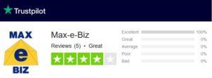 TrustPilot Reviews for Max-e-Biz